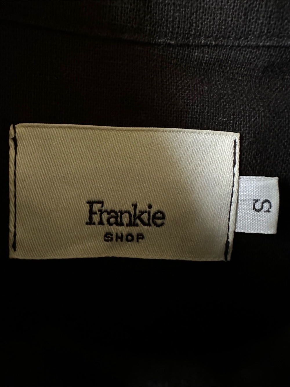 FRANKIE SHOP 100% Cotton Black Jumpsuit S - Picture 4 of 7